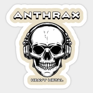 Retro Anthrax Sticker